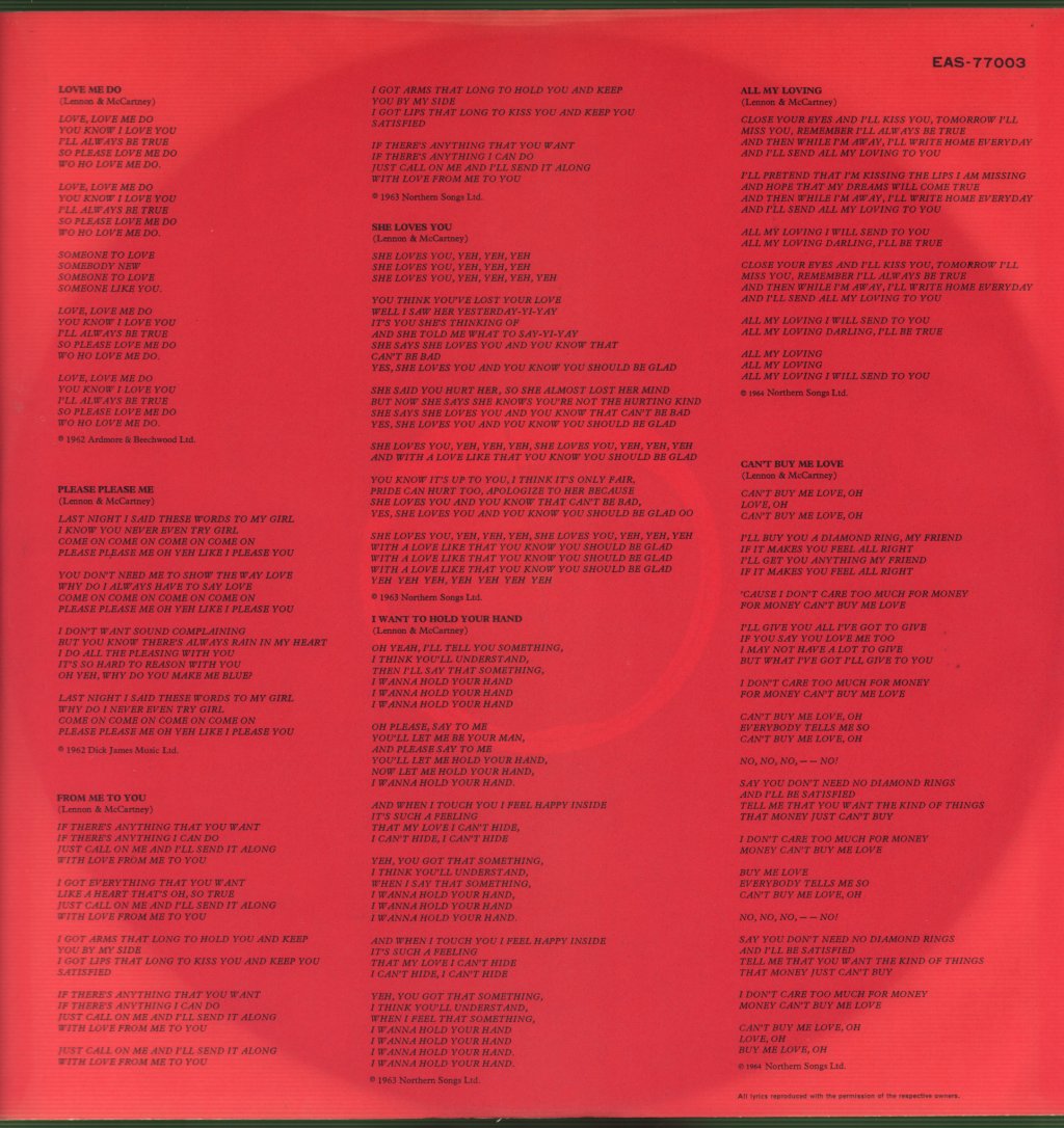 Beatles - 1962-1966 - Double Lp