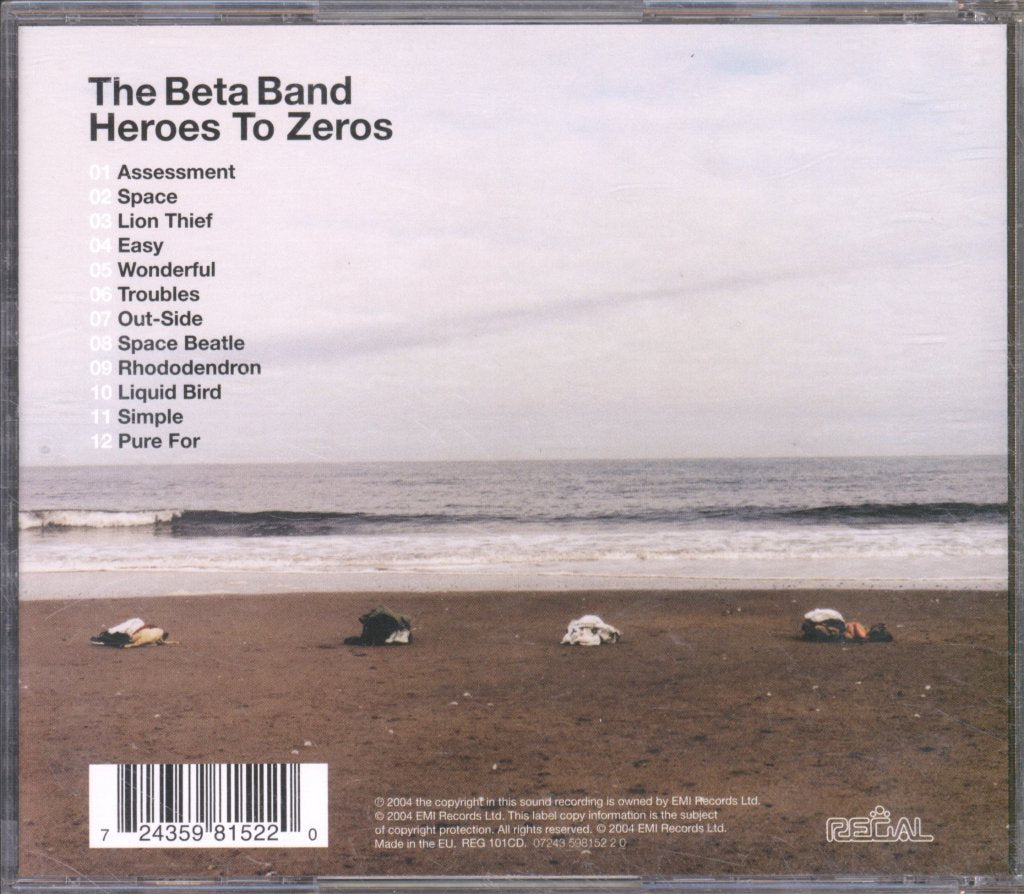 Beta Band - Heroes To Zeros - Cd