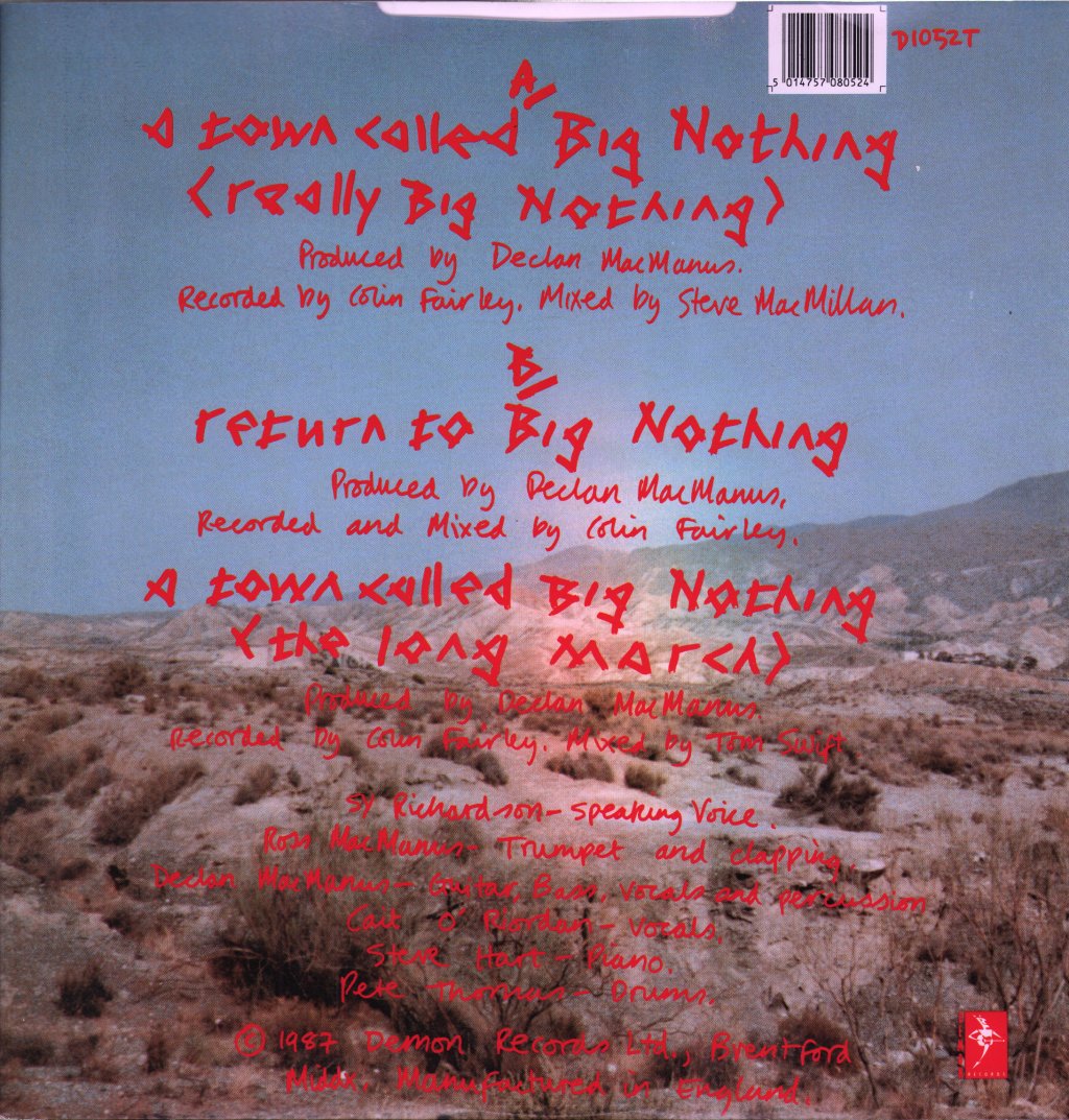 Macmanus Gang - A Town Called Big Nothing - 12 Inch