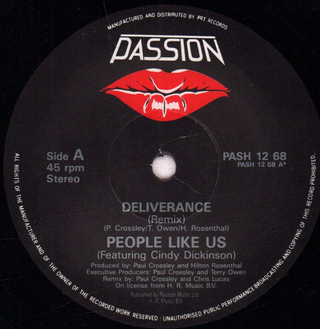 People Like Us Featuring Cindy Dickinson - Deliverance - 12 Inch