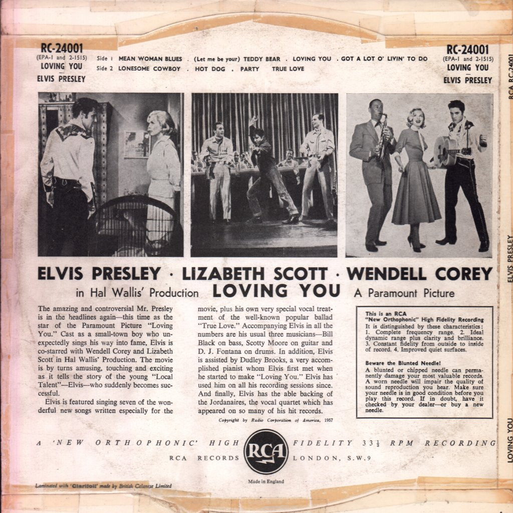 Elvis Presley - Loving You - 10 Inch