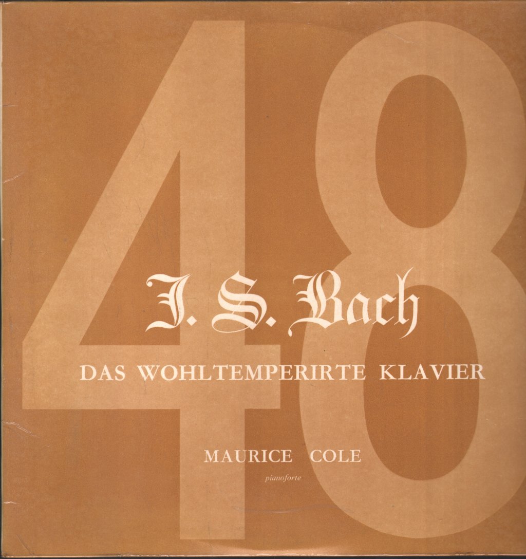 Maurice Cole - J.S. Bach - Das Wohltemperirte Klavier (Vol 5) - Lp