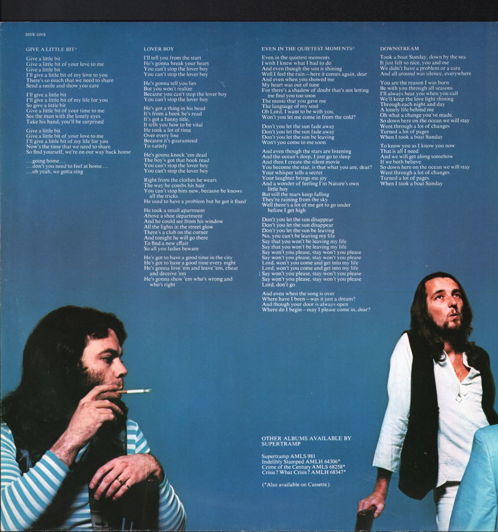 Supertramp - Even In The Quietest Moments - Lp