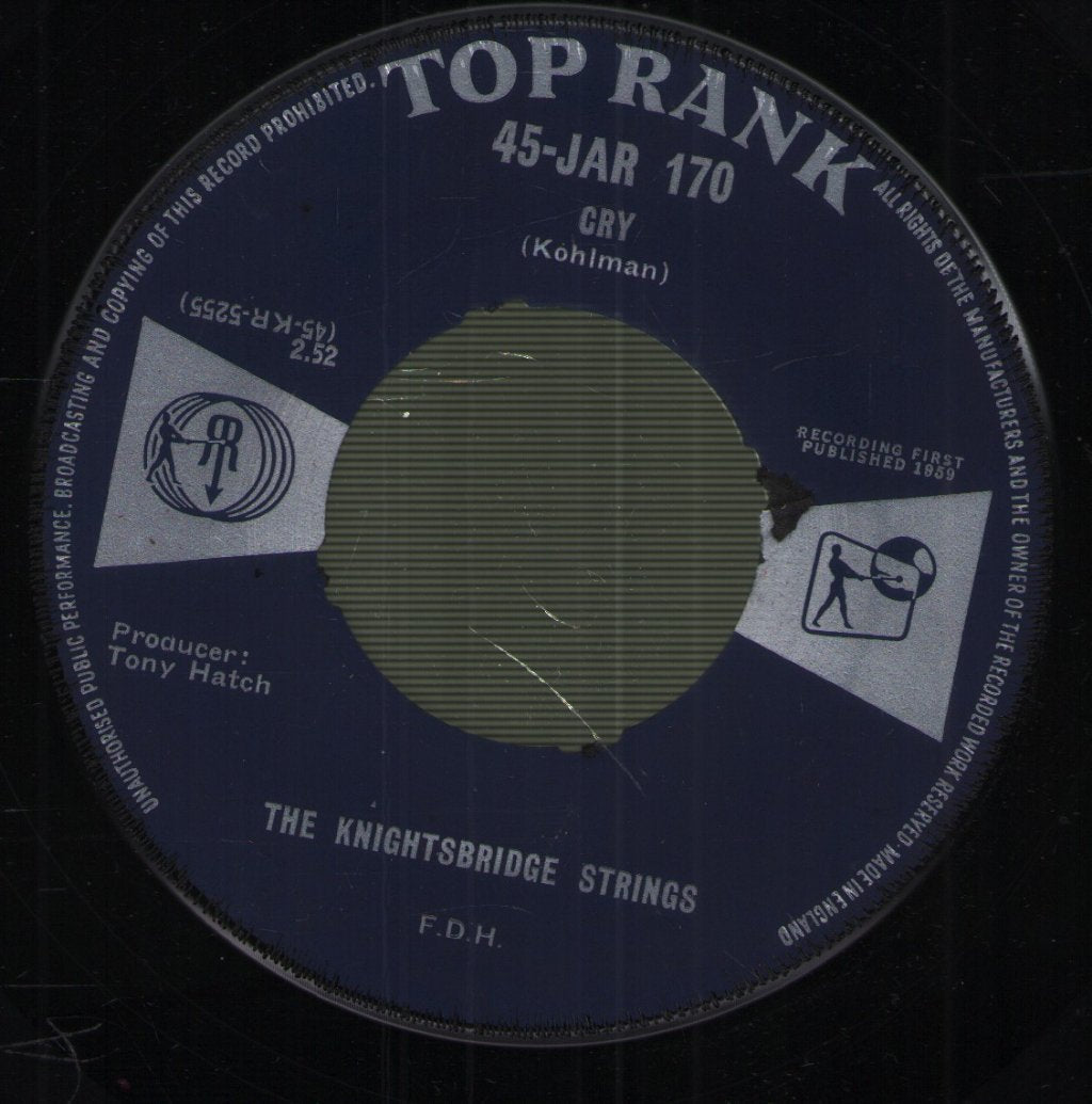 Knightsbridge Strings - Cry - 7 Inch