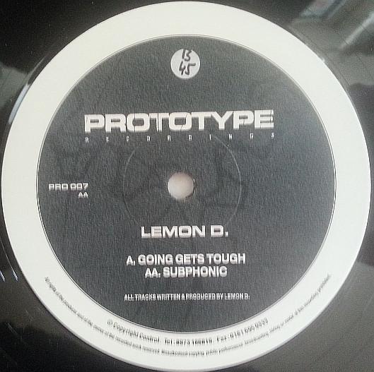 Lemon D - Going Gets Tough - 12 Inch
