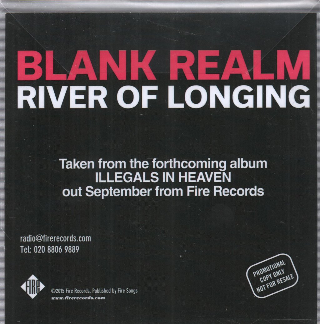Blank Realm - River Of Longing - Cdr