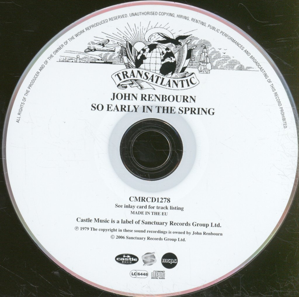John Renbourn - So Early In The Spring - Cd