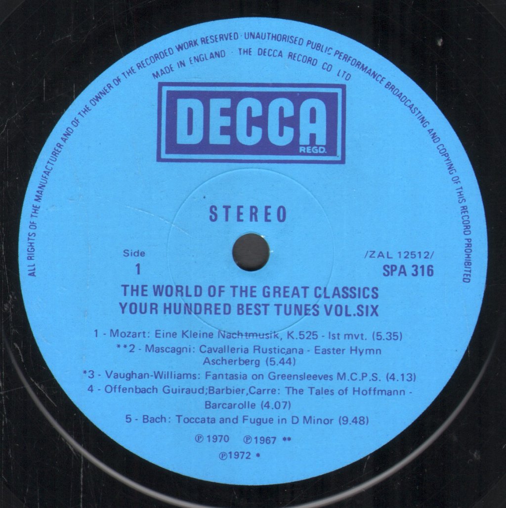 Various Artists - World Of Your Hundred Best Tunes Vol. 6 - Lp