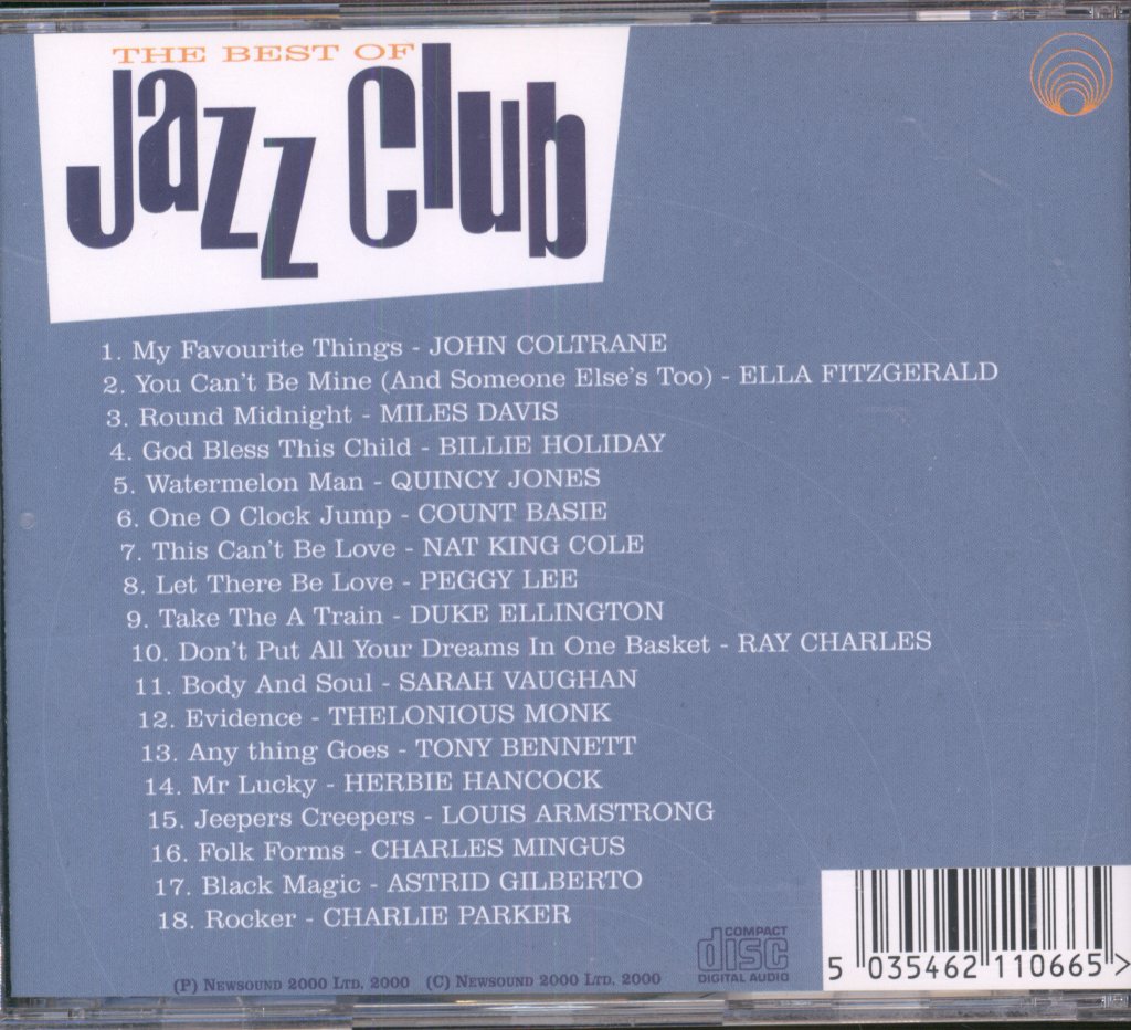 Various Artists - Best Of Jazz Club - Cd