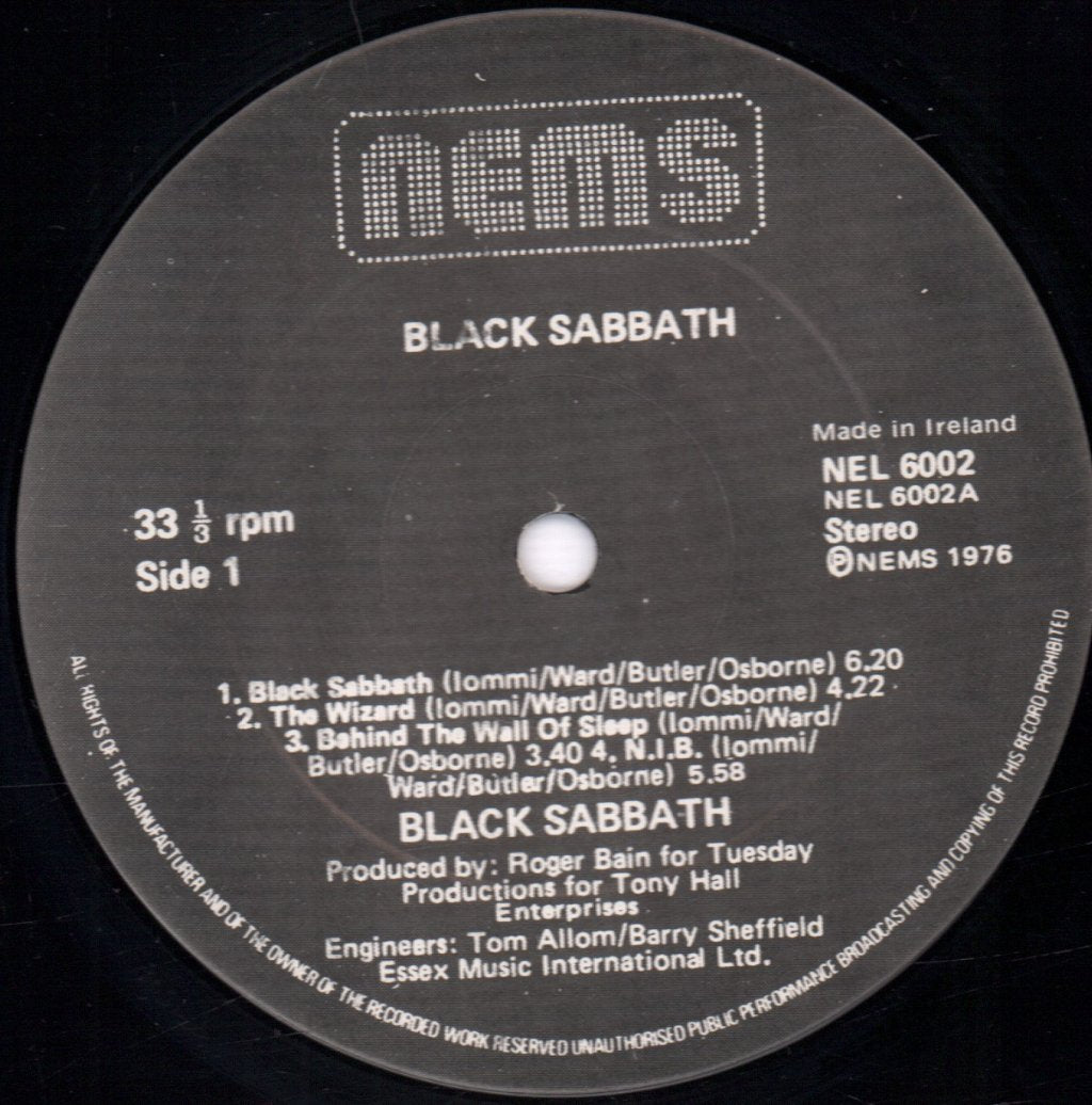 Black Sabbath - Black Sabbath - Lp