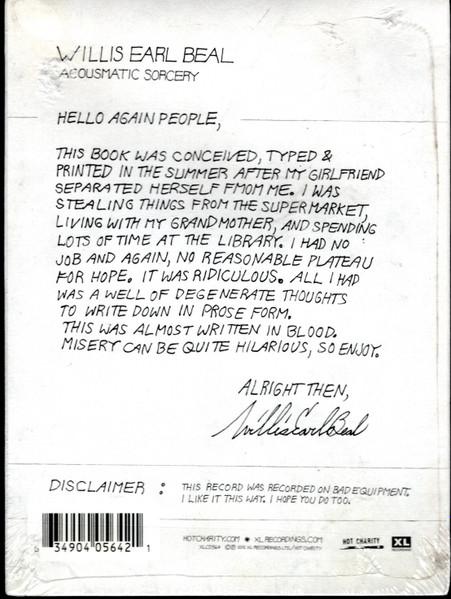 Willis Earl Beal - Acousmatic Sorcery - Cd