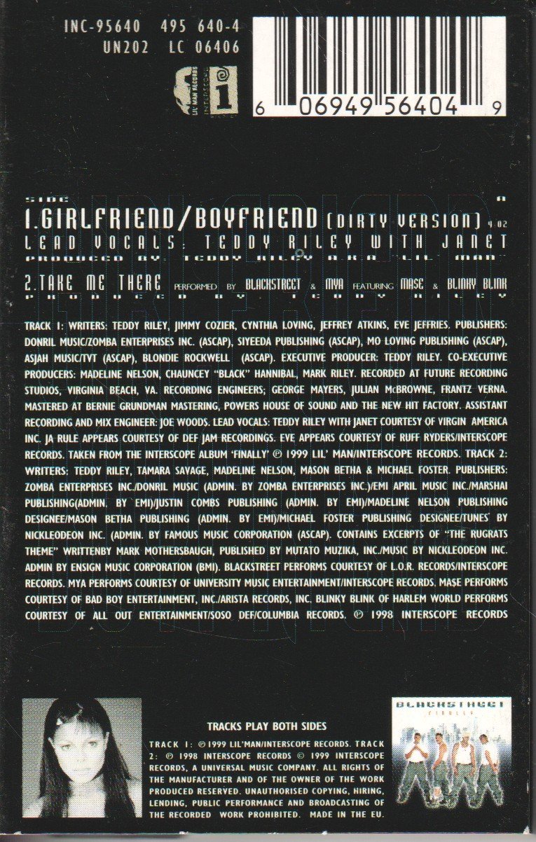 Blackstreet - Girlfriend/Boyfriend - Cassette