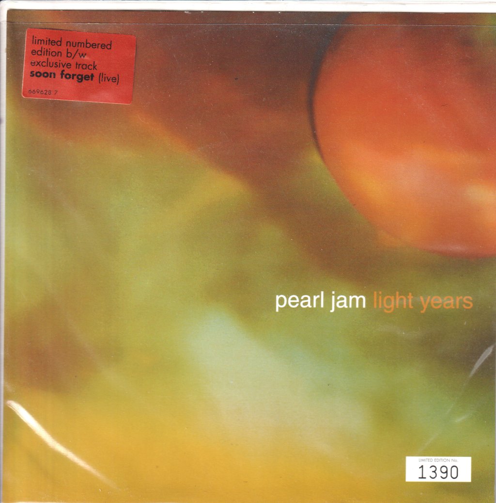 Pearl Jam - Light Years - 7 Inch