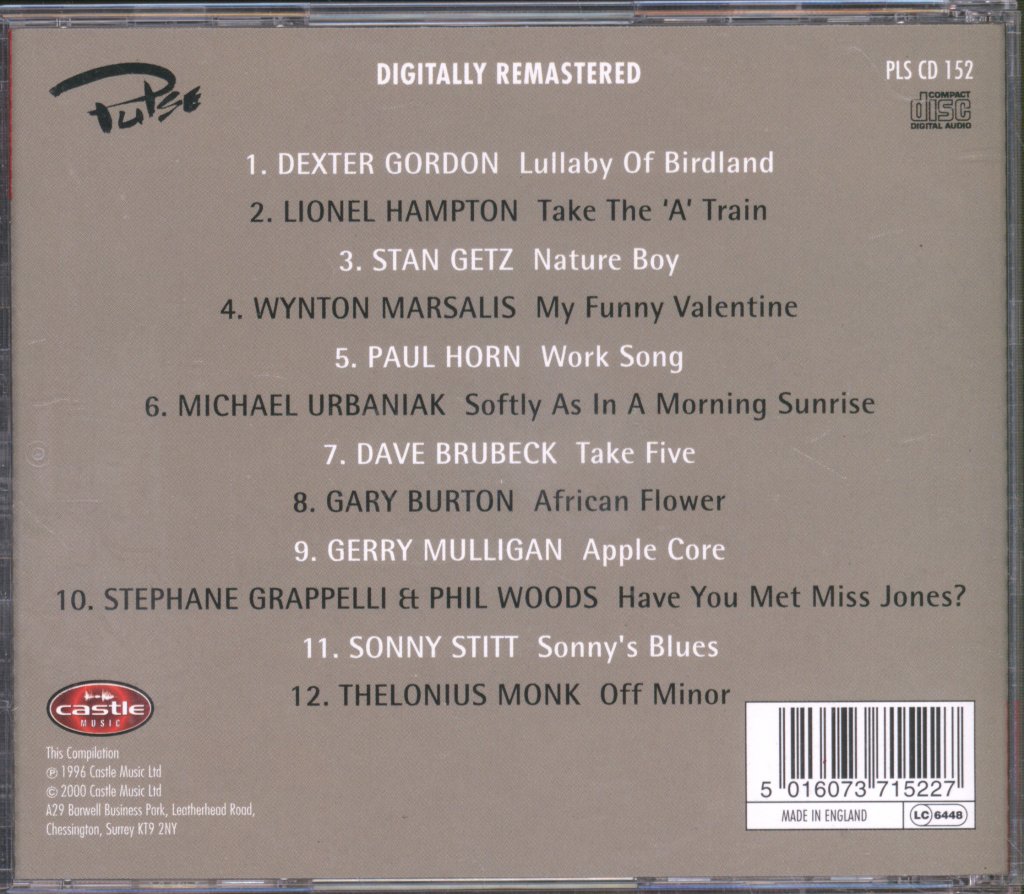 Various Artists - Jazz Masterpieces Volume 2 - Cd