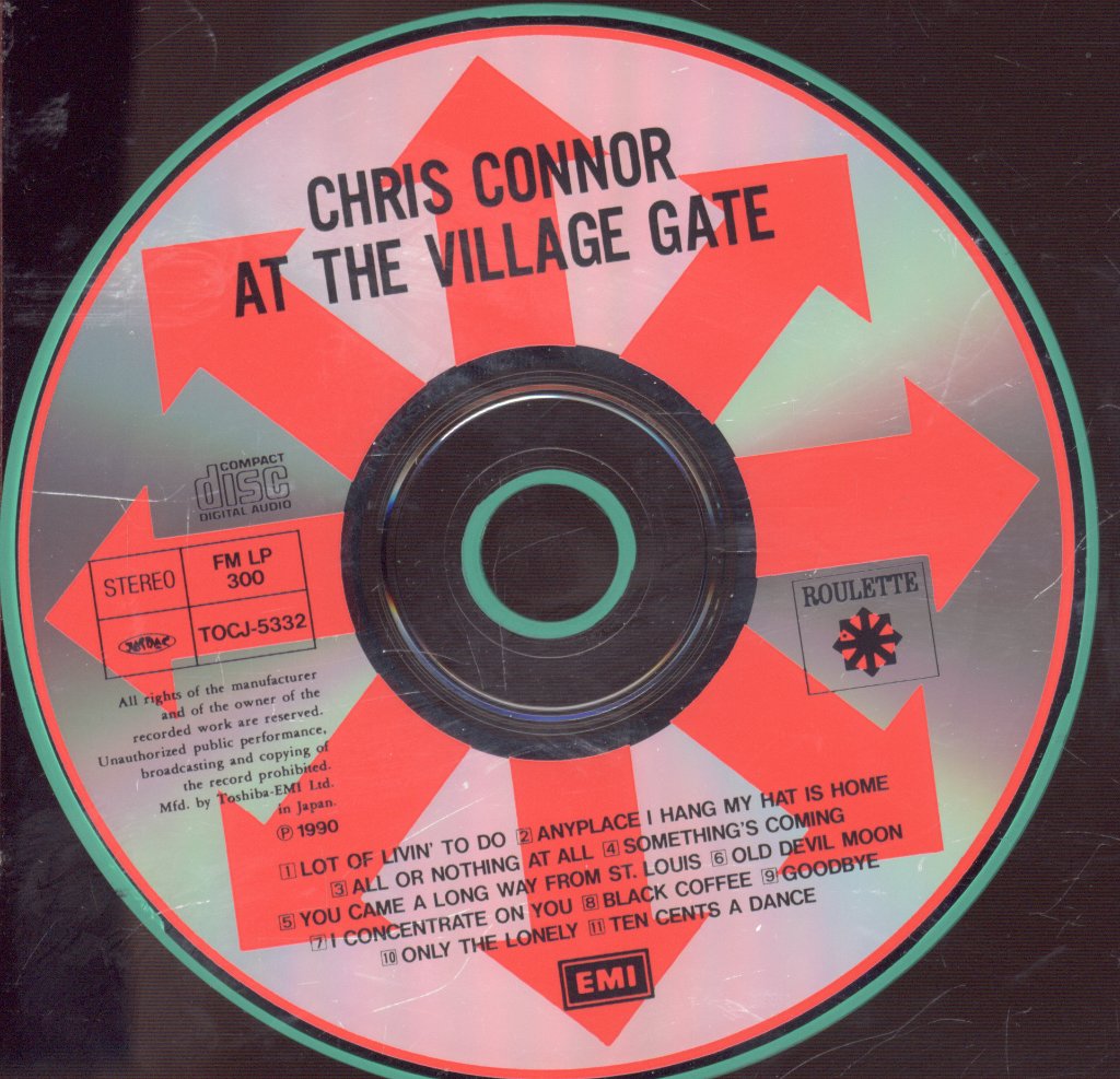 Chris Connor - At The Village Gate - Cd