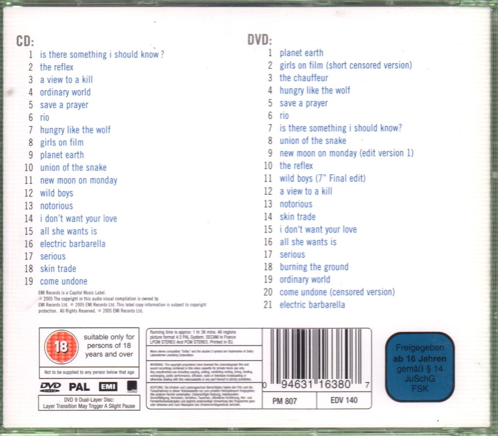 Duran Duran - Greatest - Cd/Dvd