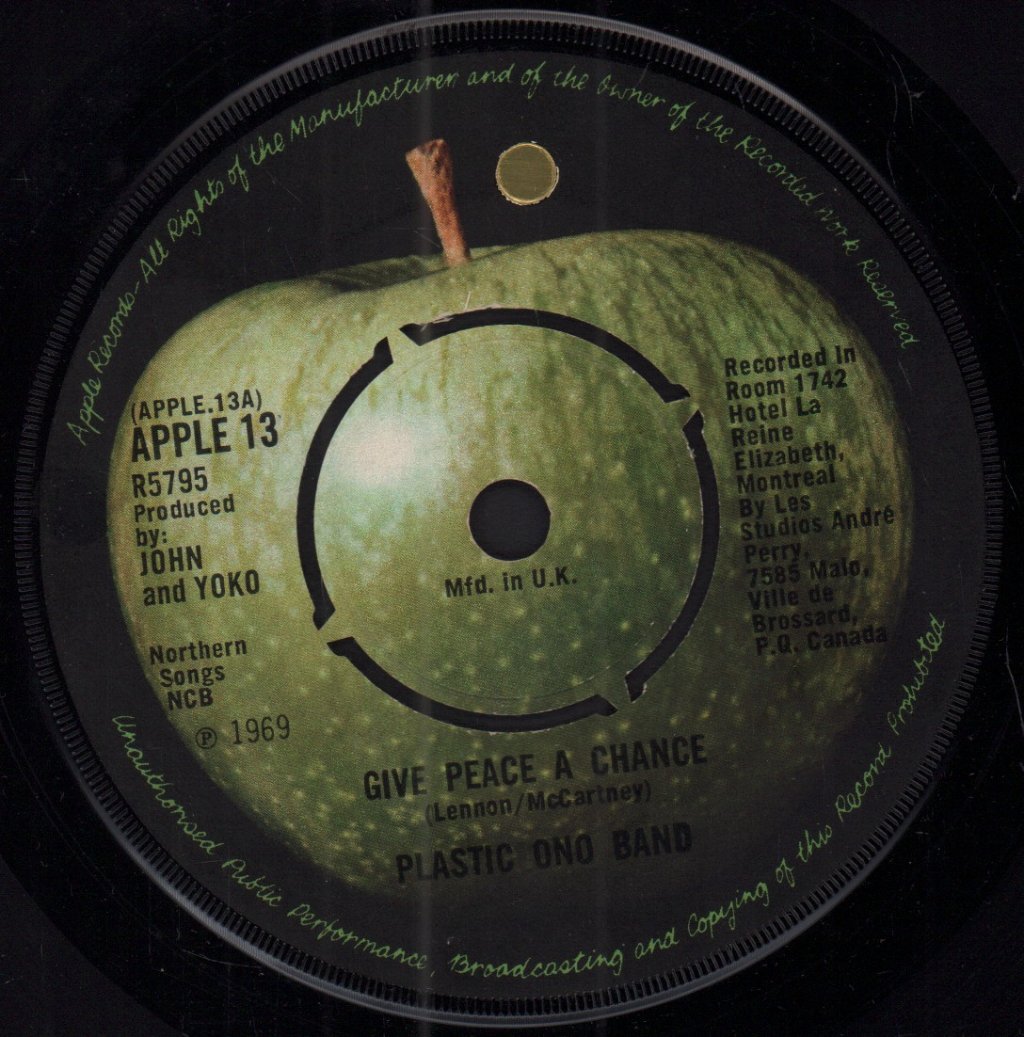 Plastic Ono Band - Give Peace A Chance - 7 Inch