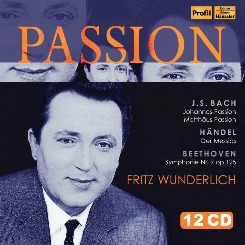 Fritz Wunderlich - Fritz Wunderlich-Passion [fritz Wunderlich; Christa Ludwig; Marga Hoffgen; Friederike Sailer; Karl Richter; Karl Bohm ] - Cd Box Set
