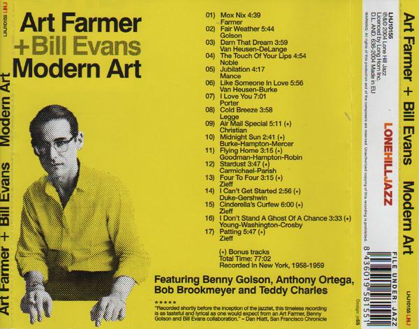 Art Farmer And Bill Evans - Modern Art - Cd