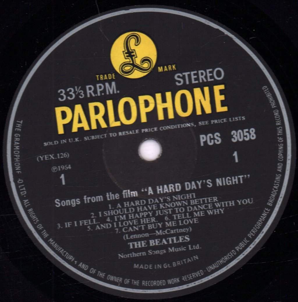 Beatles - A Hard Day's Night - Lp