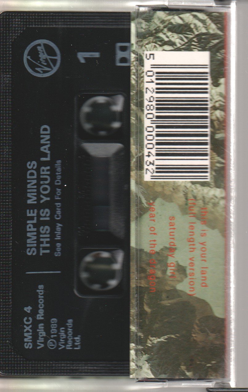 Simple Minds - This Is Your Land - Cassette