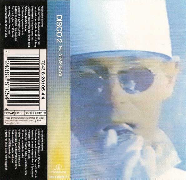 Pet Shop Boys - Disco 2 - Cassette
