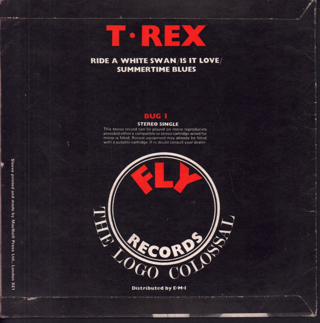 T Rex - Ride A White Swan - 7 Inch