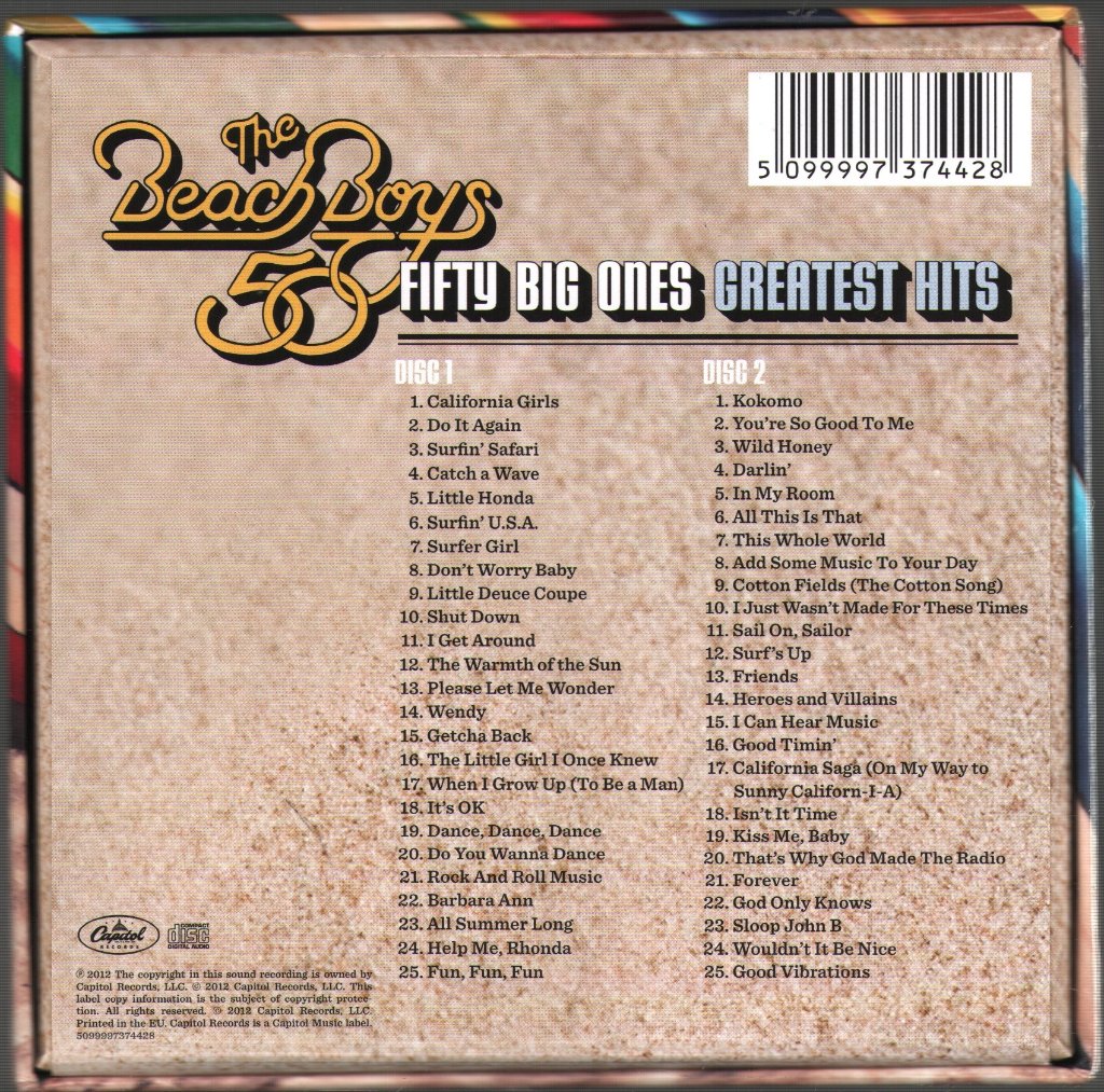 Beach Boys - Greatest Hits: 50 Fifty Big Ones - Cd Set