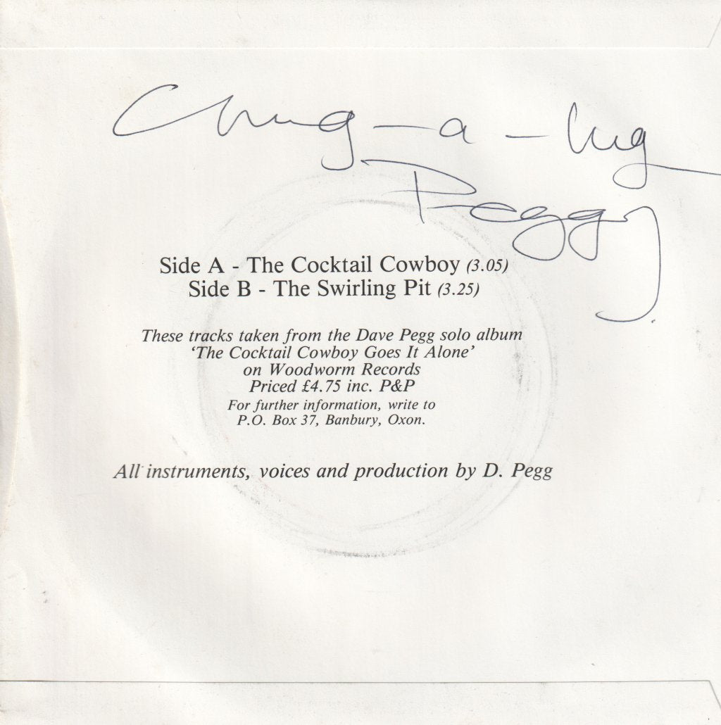 Dave Pegg - Cocktail Cowboy - 7 Inch