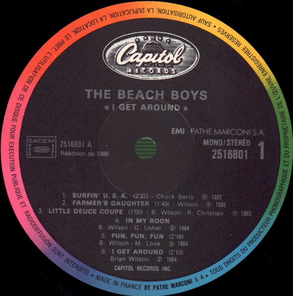 Beach Boys - I Get Around - Double Lp