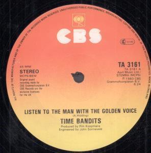 Time Bandits - Listen To The Man With The Golden Voice - 12 Inch