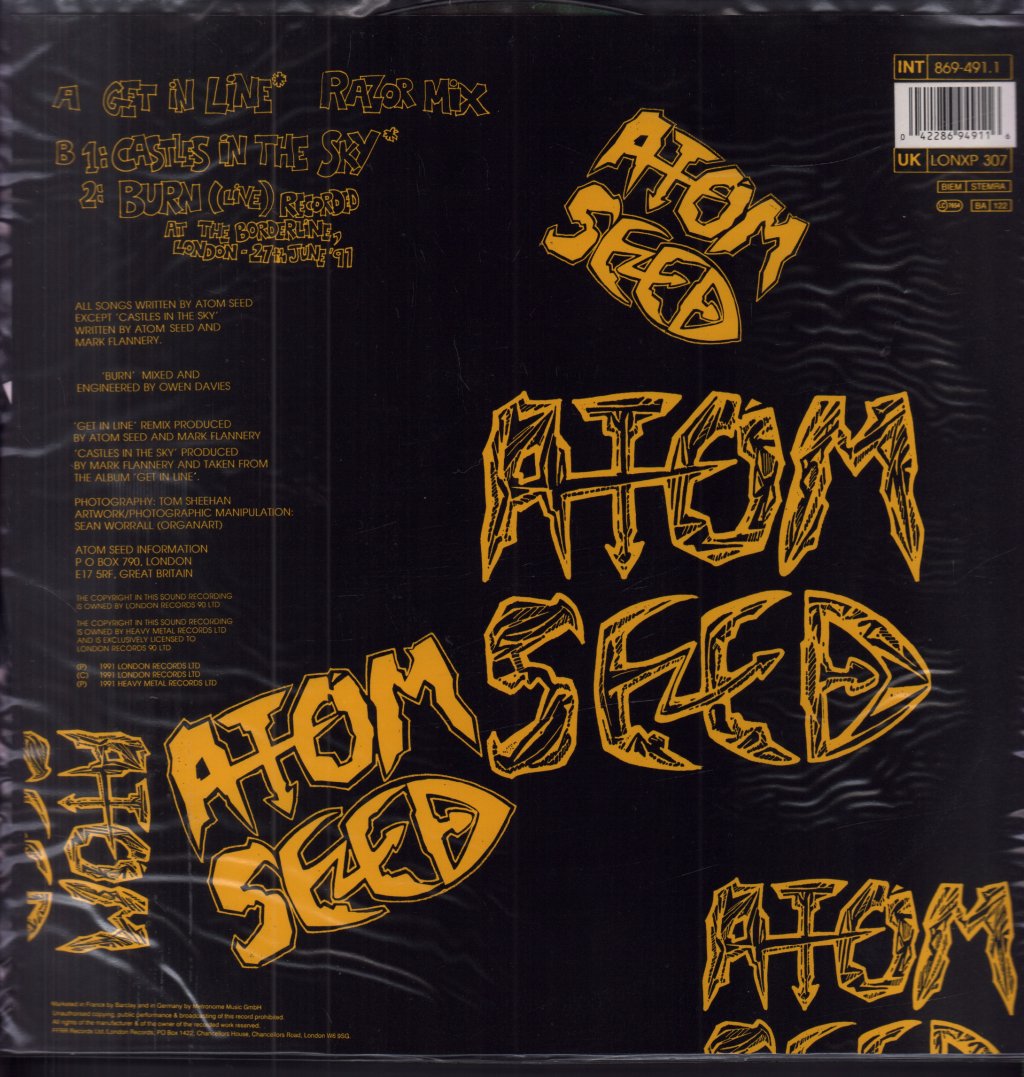 Atom Seed - Get In Line - 12 Inch