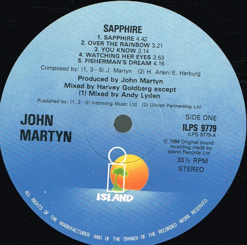 John Martyn - Sapphire - Lp