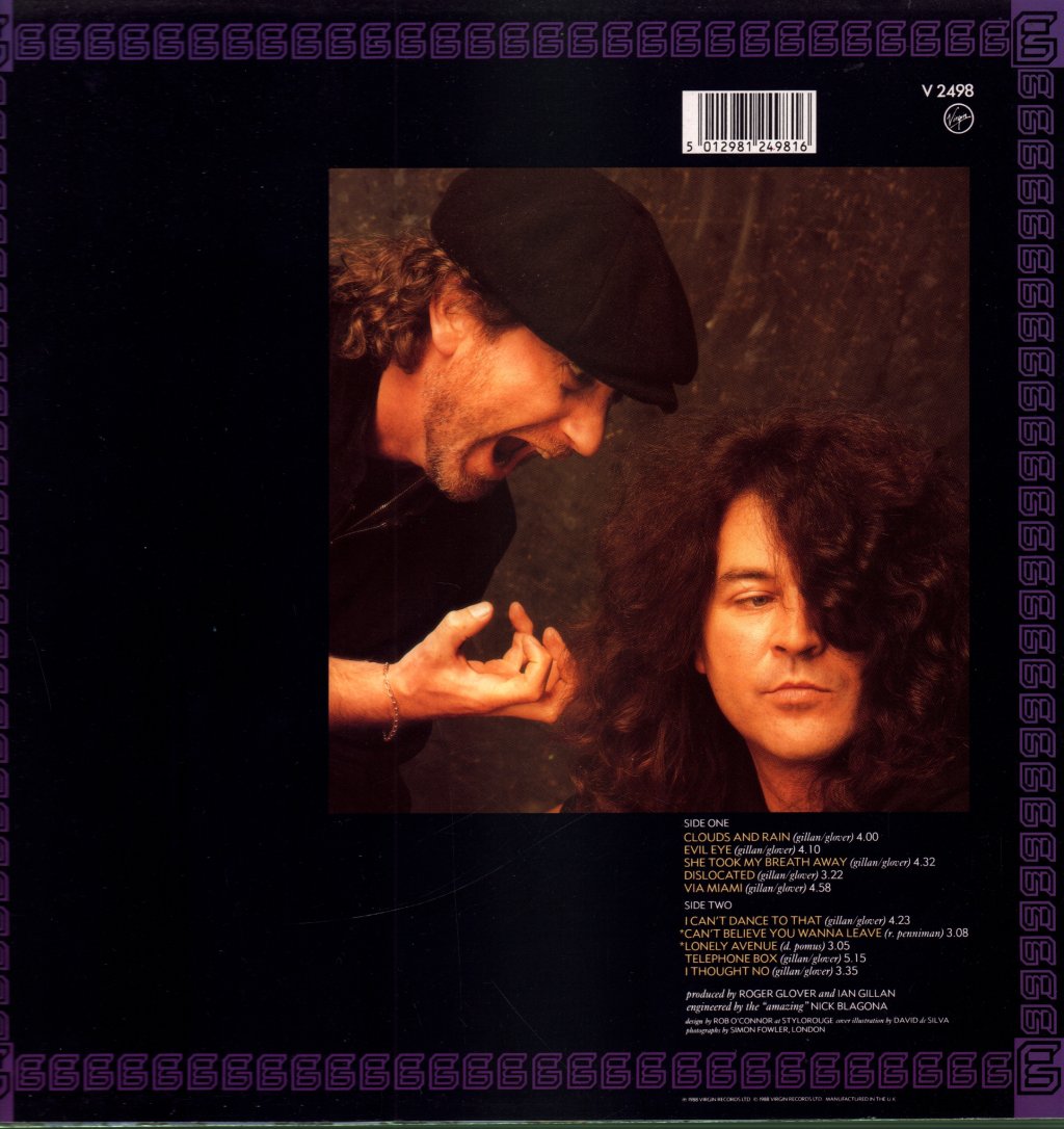 Gillan And Glover - Accidentally On Purpose - Lp
