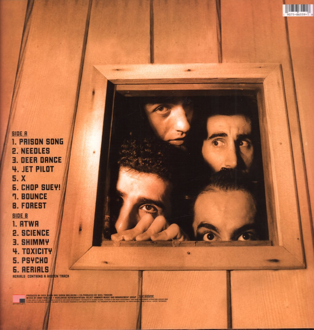 System Of A Down - Toxicity - Lp