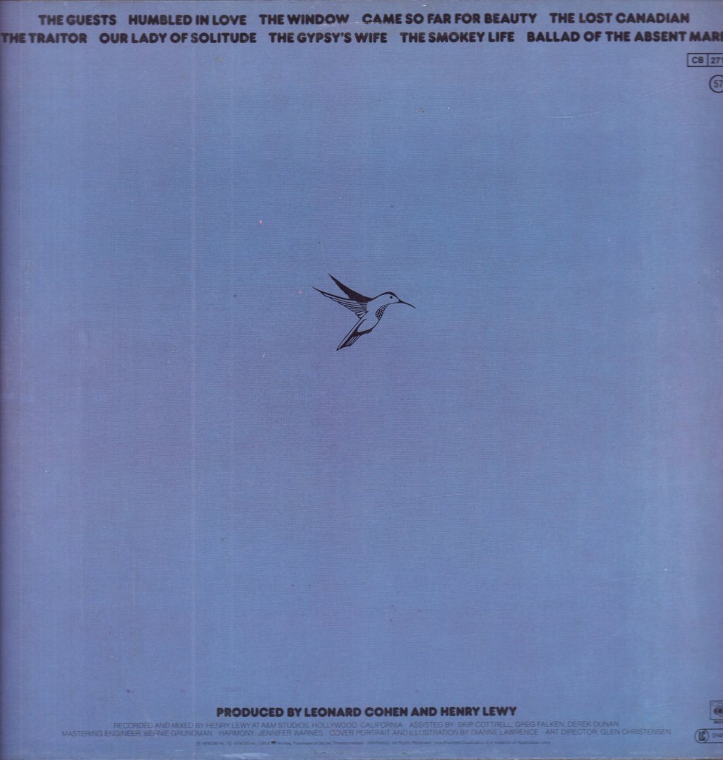 Leonard Cohen - Recent Songs - Lp