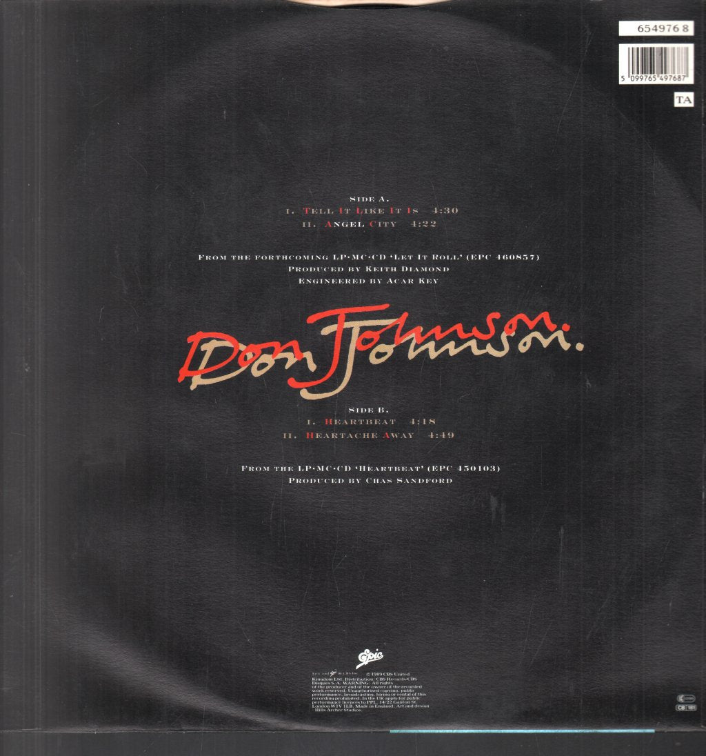 Don Johnson - Tell It Like It Is - 12 Inch