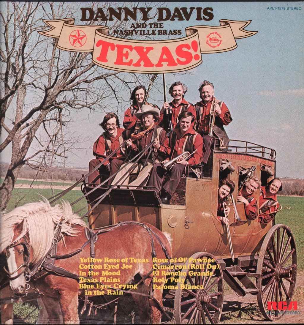 Danny Davis And The Nashville Brass - Texas - Lp
