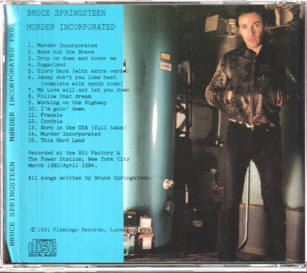 Bruce Springsteen - Murder Incorporated - The Lost Masterpiece - Cd