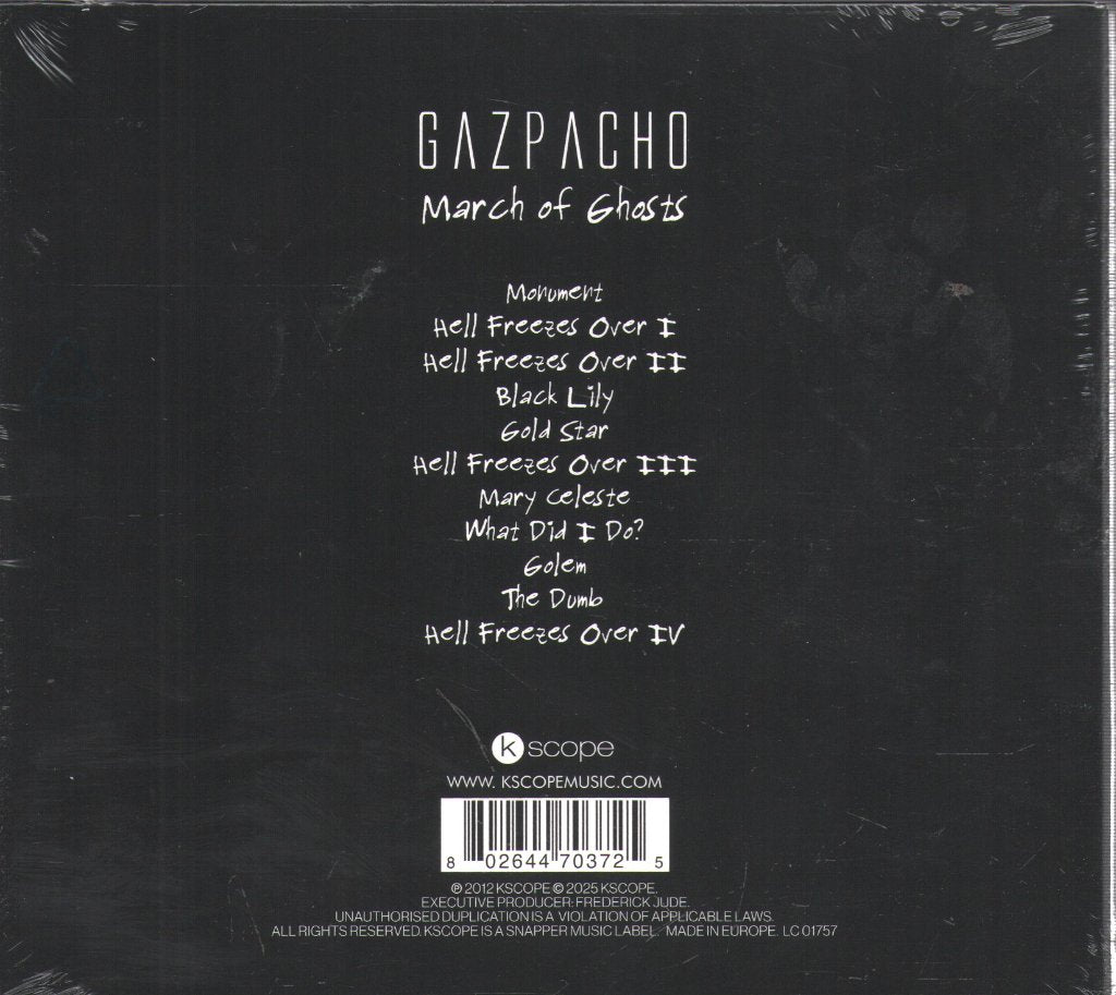 Gazpacho - March of Ghosts - Cd