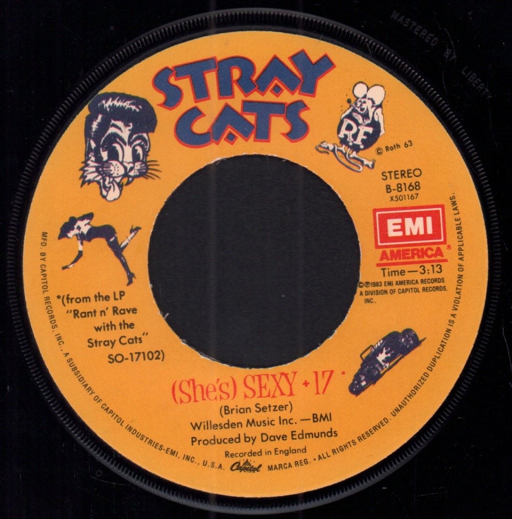 Stray Cats - Sexy And 17 - 7 Inch