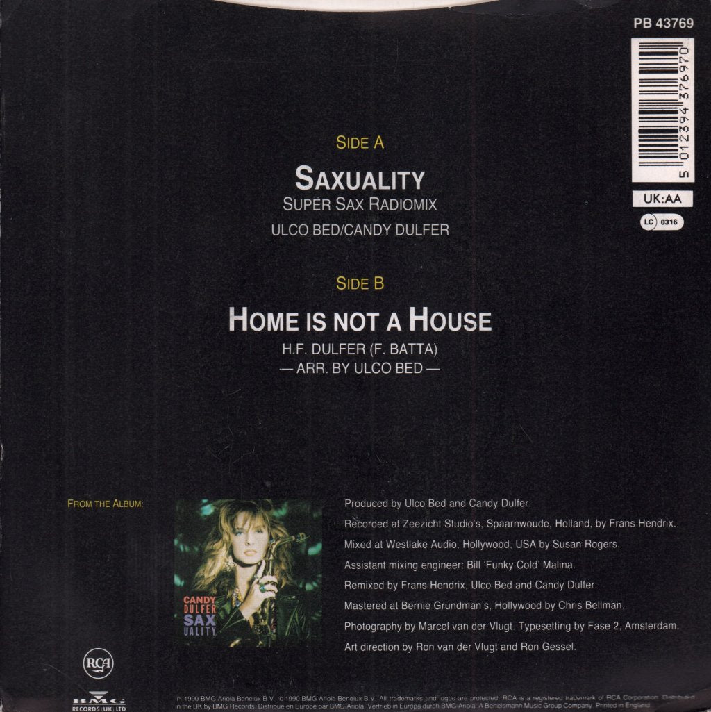 Candy Dulfer - Saxuality - 7 Inch