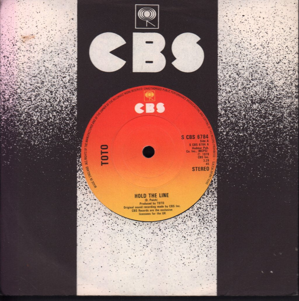 Toto - Hold The Line - 7 Inch