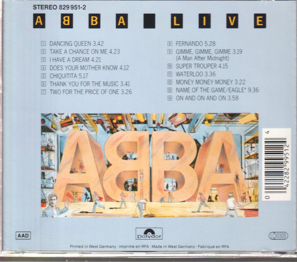 ABBA - Live - Cd