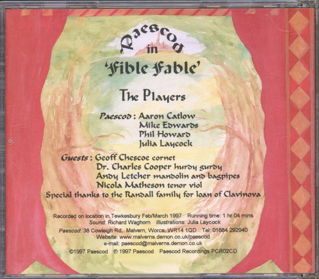 Paescod - Fible Fable - Cd