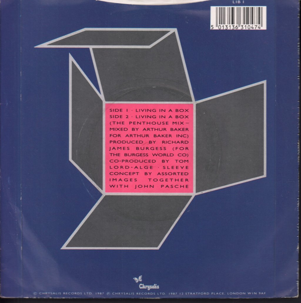 Living In A Box - Living In A Box - 7 Inch