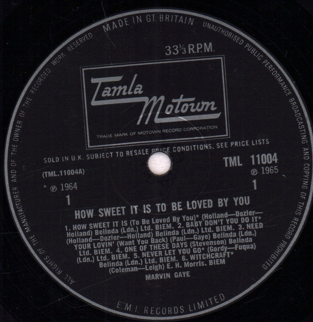 Marvin Gaye - How Sweet It Is To Be Loved By You - Lp