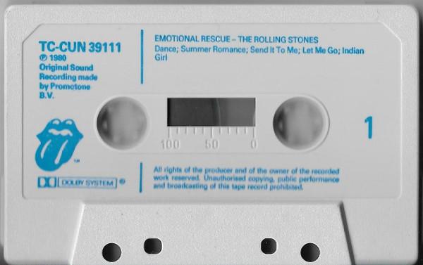 Rolling Stones - Emotional Rescue - Cassette