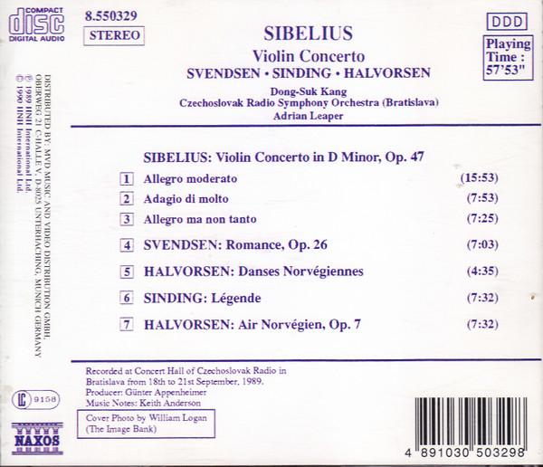 Slovak Radio Symphony Orchestra, Adrian Leaper - Sibelius - Violin Concerto - Cd