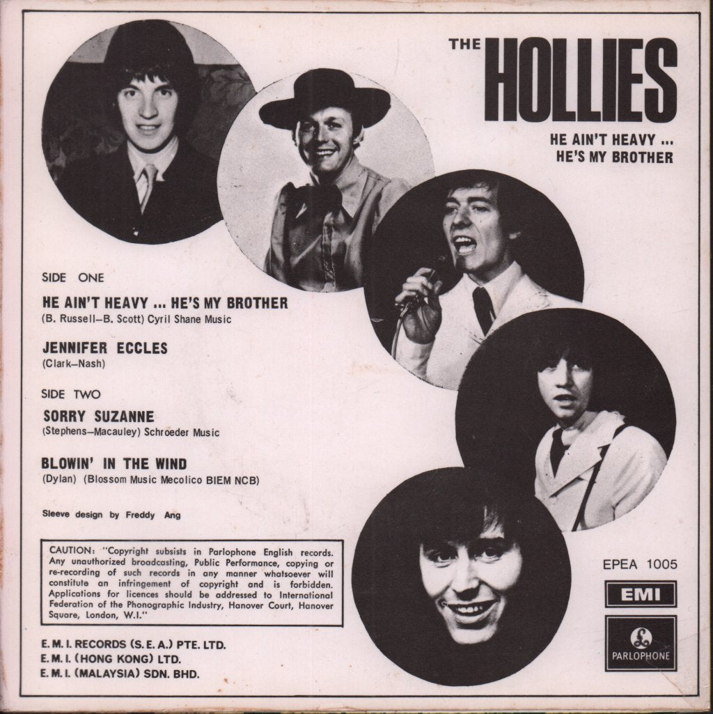 Hollies - He Ain't Heavy ... He's My Brother - 7 Inch